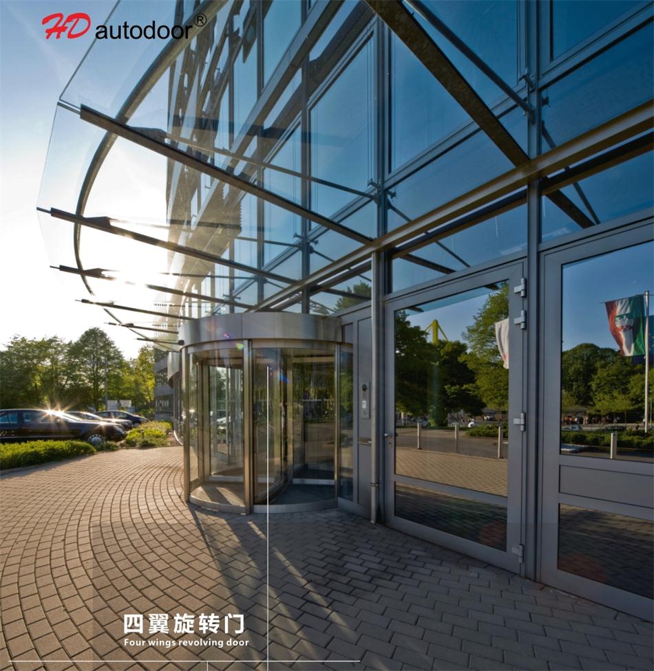 兩翼、三翼、四翼旋轉(zhuǎn)門：青島恒達自動門(圖5)